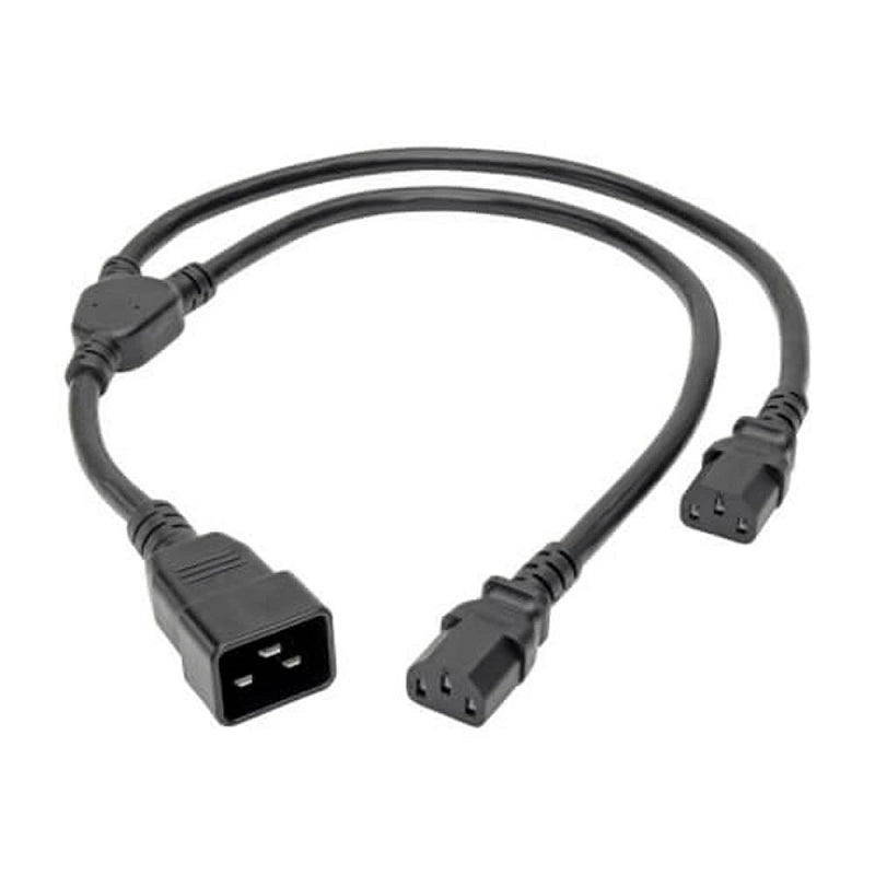 C20 Plug to Splitter 2x C13 Power Cord for Bitmain Antminer S17 S19 Series